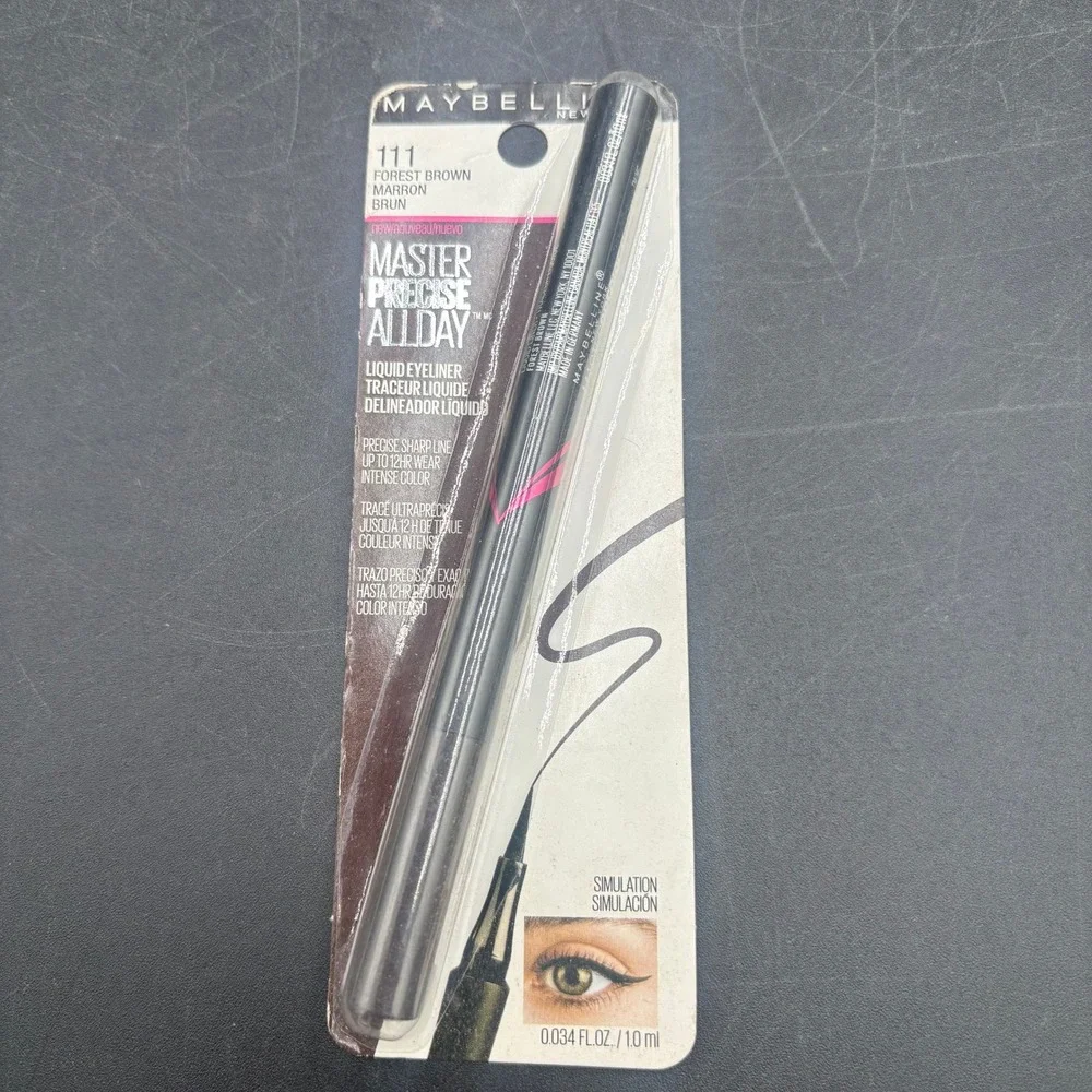 Maybelline Master Precise All Day Liquid Eyeliner 111 Forest Brown 0.034 fl oz
